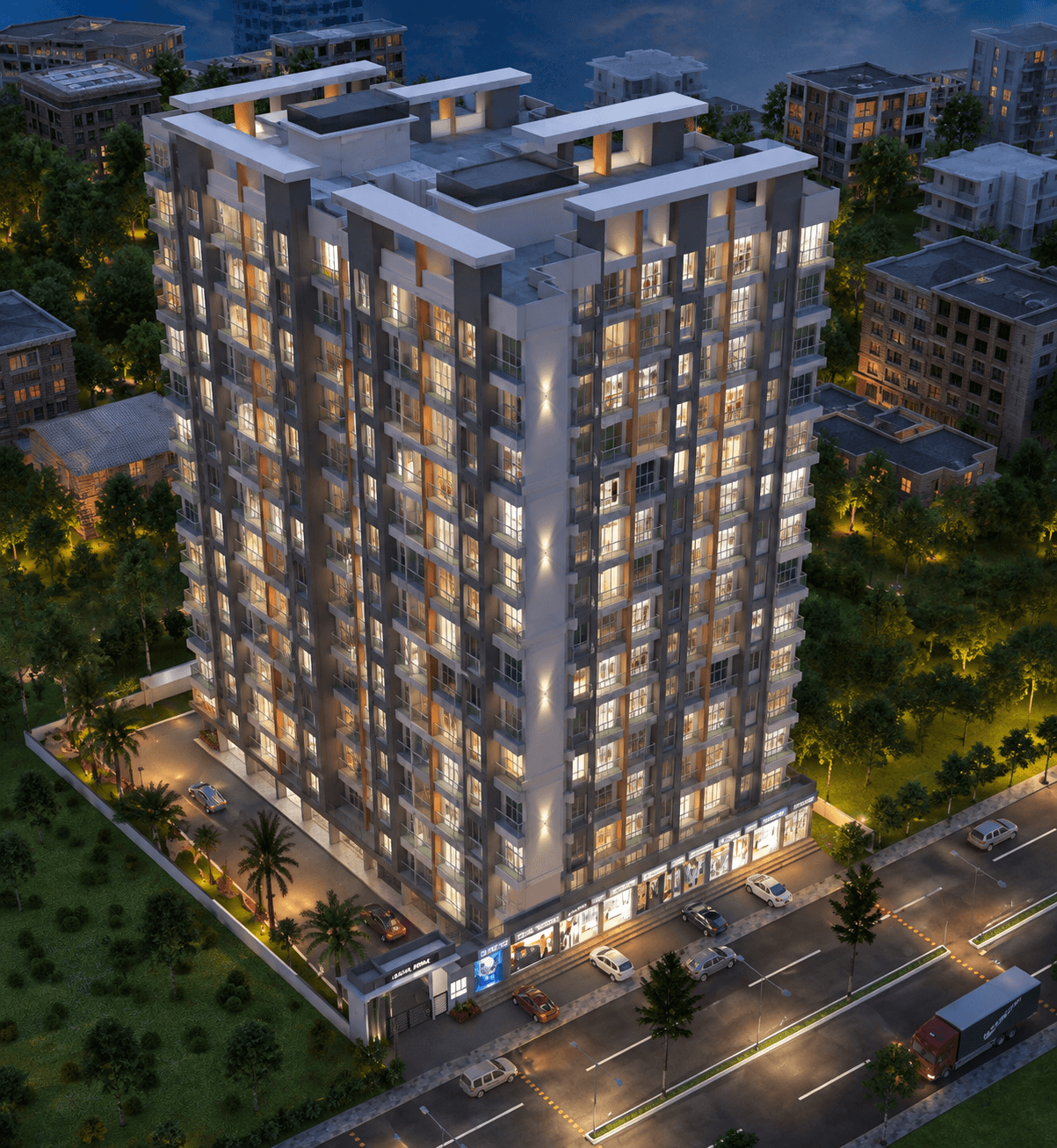 Residential high-rise development