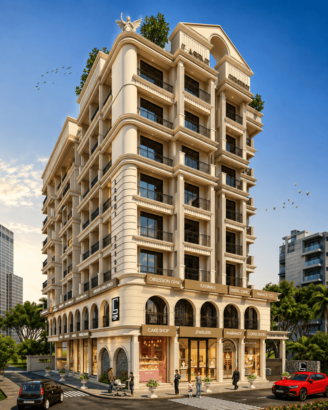 Residential mixed-use development
